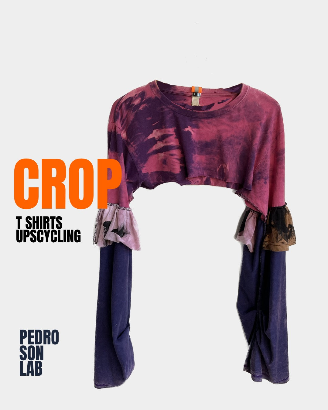 007/ Crop tshirt psicodelia