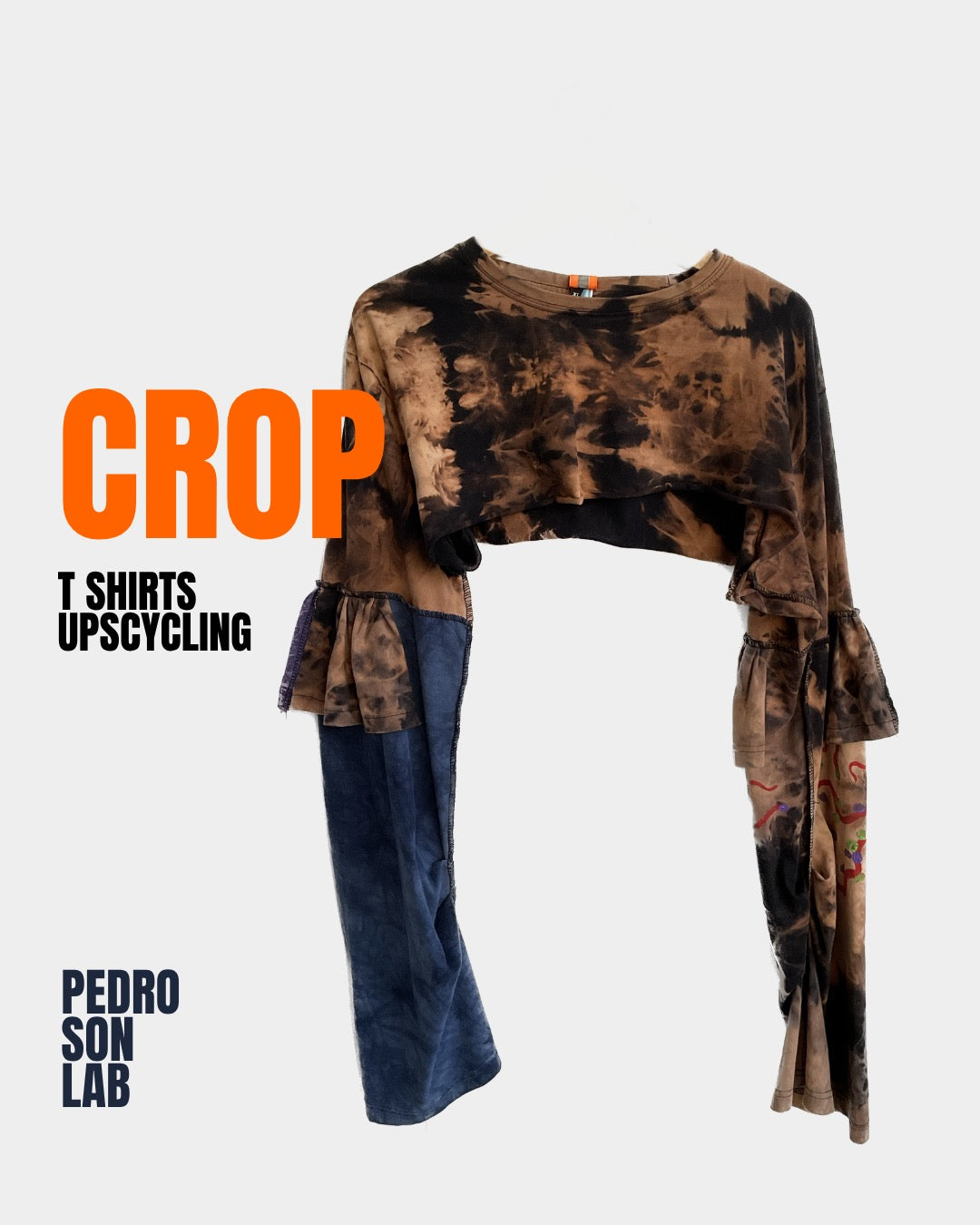 007/ Crop tshirt psicodelia