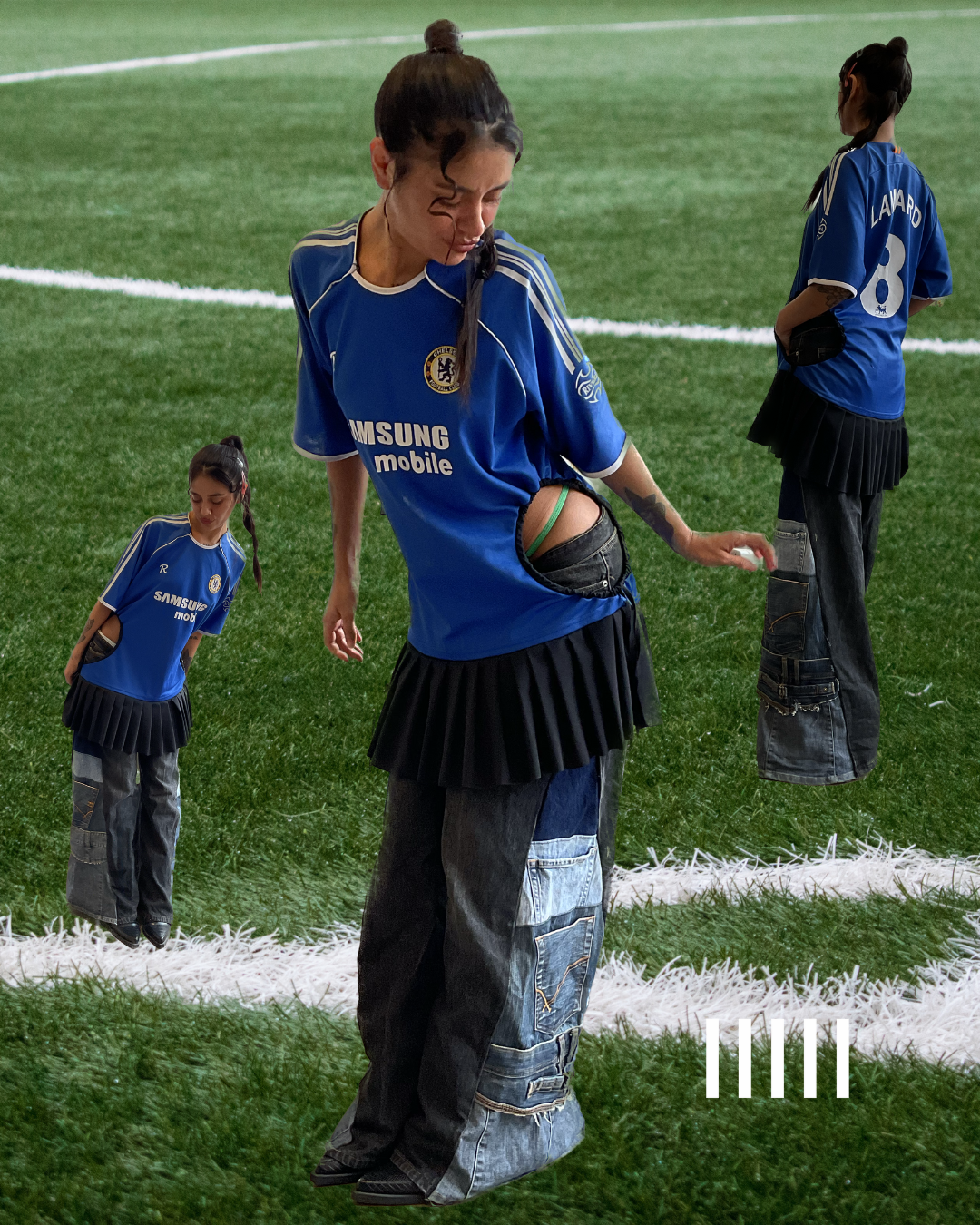 001 / Upcycling Dress LUCKY number 8